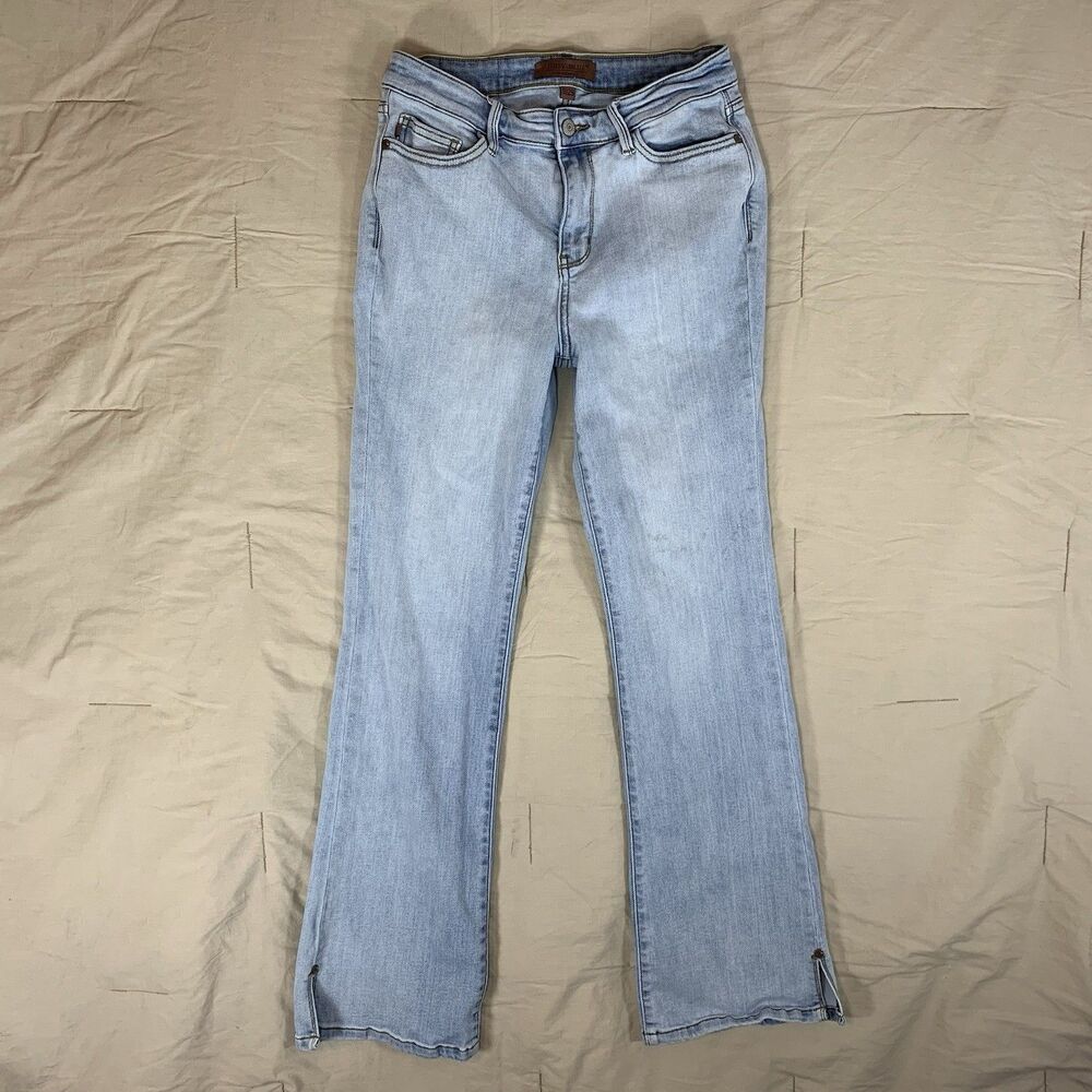 Judy Blue Jeans Womens 9/29 Blue Bootcut Mid Rise Light 82552 29x31